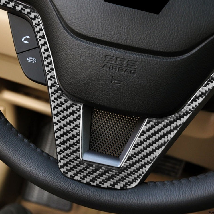 Carbon Fiber Car Steering Wheel Decorative Sticker for Honda CRV 2007-2011,Left and Right Drive Universal by buy2fix