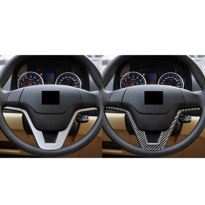 Carbon Fiber Car Steering Wheel Decorative Sticker for Honda CRV 2007-2011,Left and Right Drive Universal by buy2fix