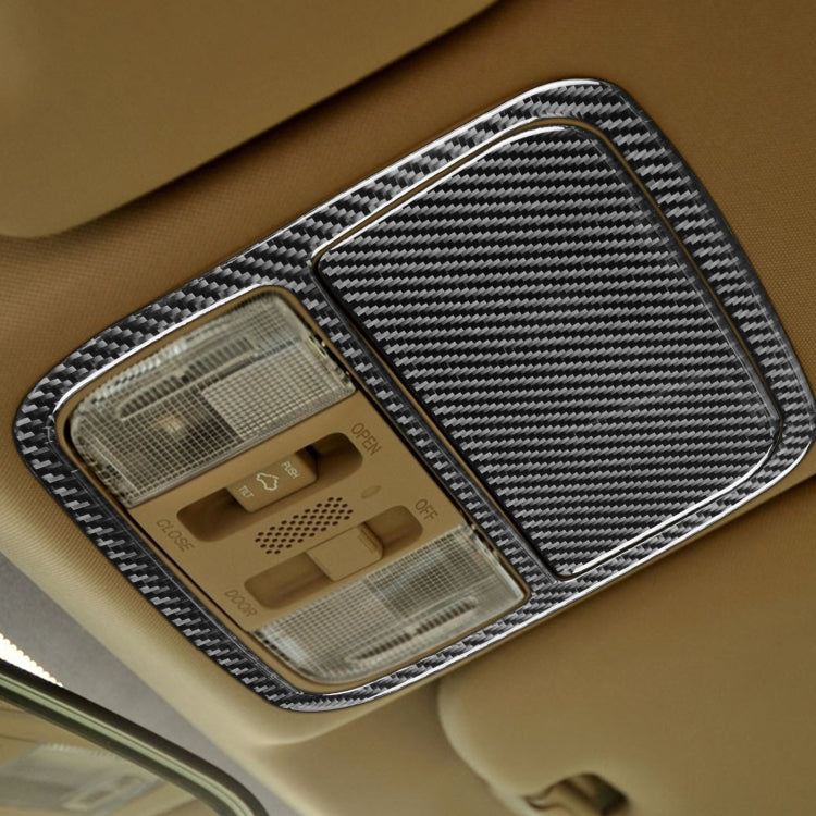 2 PCS / Set Carbon Fiber Car Front Reading Light Panel Decorative Sticker for Honda CRV 2007-2011,Left and Right Drive Universal by buy2fix