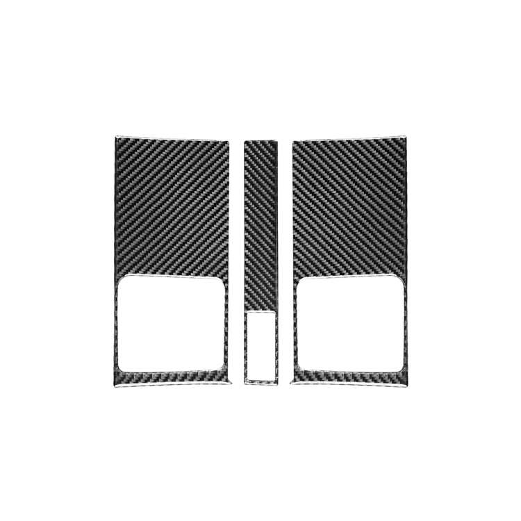 3 PCS / Set Carbon Fiber Car Central Control Air Outlet Panel Decorative Sticker for Honda CRV 2007-2011,Left and Right Drive Universal by buy2fix