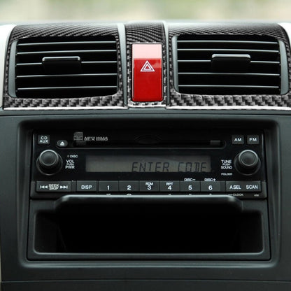 3 PCS / Set Carbon Fiber Car Central Control Air Outlet Panel Decorative Sticker for Honda CRV 2007-2011,Left and Right Drive Universal by buy2fix