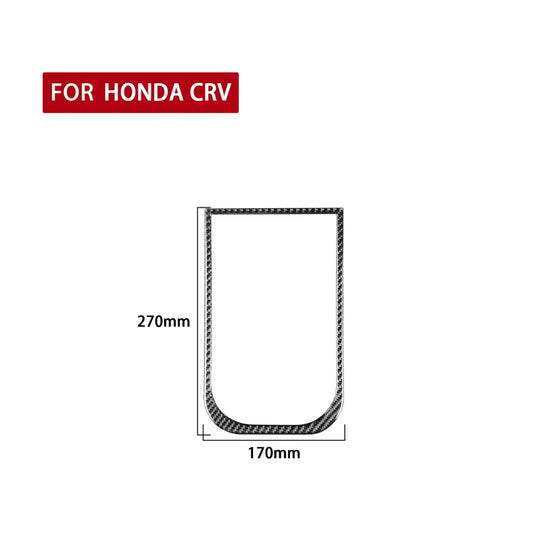 Carbon Fiber Car Handheld Box Panel Frame Decorative Sticker for Honda CRV 2007-2011,Left and Right Drive Universal by buy2fix
