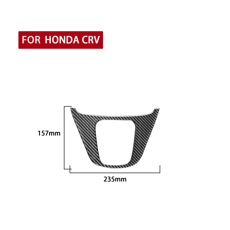 Carbon Fiber Car Gear Panel Frame Decorative Sticker for Honda CRV 2007-2011,Left and Right Drive Universal by buy2fix