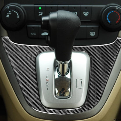 Carbon Fiber Car Gear Panel Frame Decorative Sticker for Honda CRV 2007-2011,Left and Right Drive Universal by buy2fix