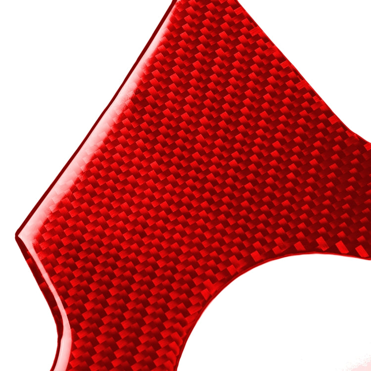 3 PCS / Set Carbon Fiber Car Gear Box Panel Decorative Sticker for Alfa Romeo Giulia 2017-2019,Right Drive (Red) by buy2fix