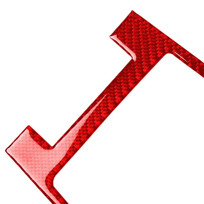 2 PCS / Set Carbon Fiber Car Armrest Box Frame Decorative Sticker for Alfa Romeo Giulia 2017-2019,Right Drive (Red) by buy2fix