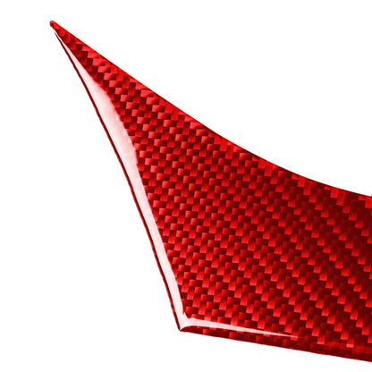 Carbon Fiber Car Dashboard Strip Decorative Sticker for Alfa Romeo Giulia 2017-2019,Left Drive (Red) by buy2fix