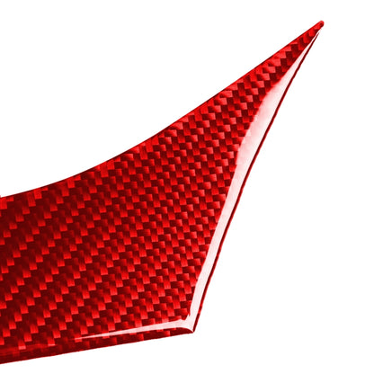 Carbon Fiber Car Dashboard Strip Decorative Sticker for Alfa Romeo Giulia 2017-2019,Right Drive (Red) by buy2fix