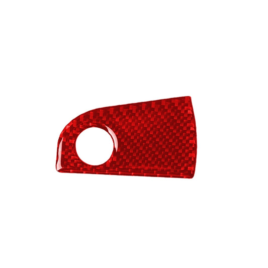 Carbon Fiber Car Co-pilot Storage Decorative Sticker for Alfa Romeo Giulia 2017-2019,Left Drive (Red) by buy2fix
