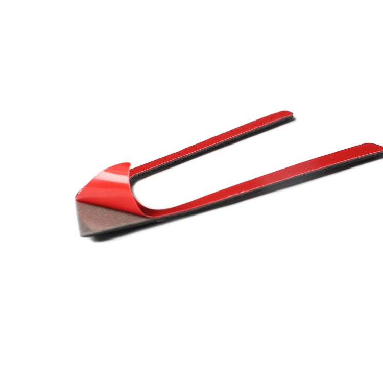 2 PCS / Set Carbon Fiber Car Steering Wheel Button Panel Decorative Sticker for Alfa Romeo Giulia 2017-2019,Left and Right Drive Universal (Red) by buy2fix