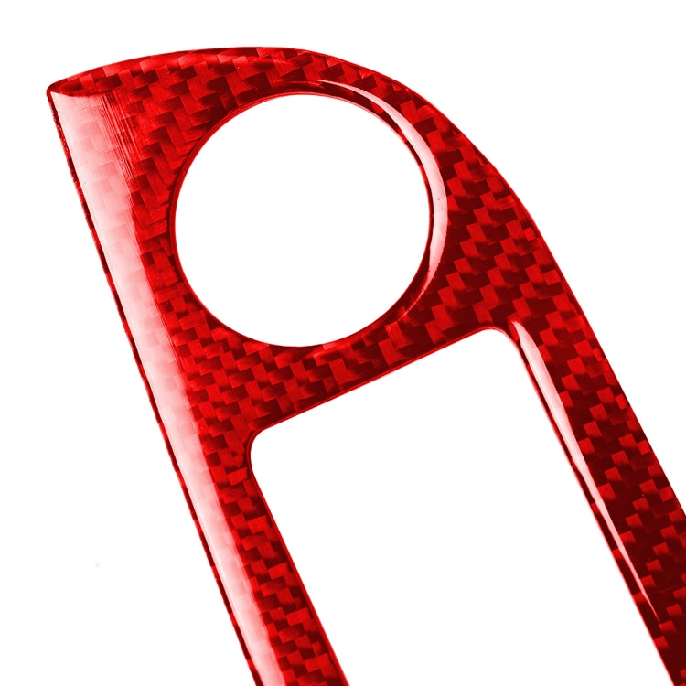 4 PCS / Set Carbon Fiber Car Window Button Panel Decorative Sticker for Alfa Romeo Giulia 2017-2019,Left Drive (Red) by buy2fix