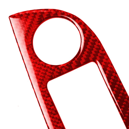 4 PCS / Set Carbon Fiber Car Window Button Panel Decorative Sticker for Alfa Romeo Giulia 2017-2019,Left Drive (Red) by buy2fix