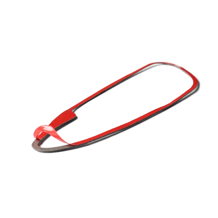 4 PCS / Set Carbon Fiber Car Inner Door Handle Frame Decorative Sticker for Alfa Romeo Giulia 2017-2019,Left and Right Drive Universal (Red) by buy2fix