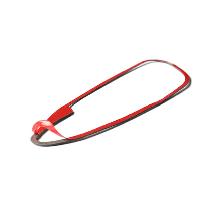 4 PCS / Set Carbon Fiber Car Inner Door Handle Frame Decorative Sticker for Alfa Romeo Giulia 2017-2019,Left and Right Drive Universal (Red) by buy2fix