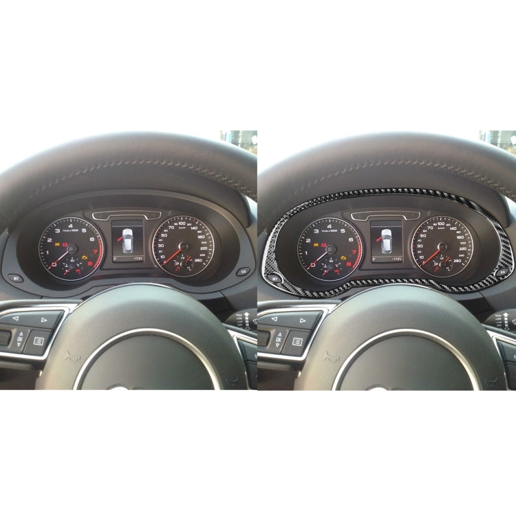 Carbon Fiber Car Dashboard Frame Decorative Sticker for Audi Q3 2013-2018,Left and Right Drive Universal by buy2fix