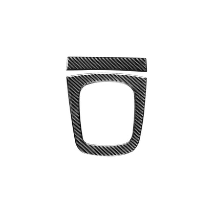 2 PCS / SetCarbon Fiber Car Gear Panel Decorative Sticker for Audi Q3 2013-2018,Left and Right Drive Universal - Car Interior Mouldings by buy2fix | Online Shopping UK | buy2fix