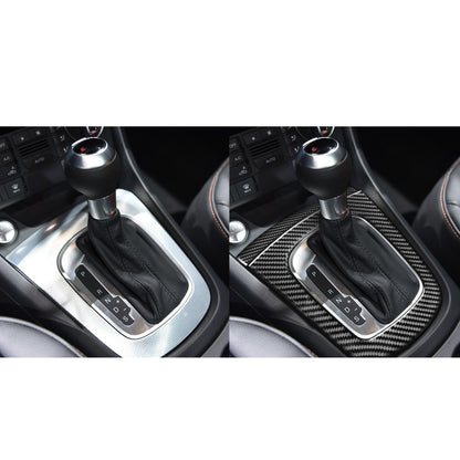 2 PCS / SetCarbon Fiber Car Gear Panel Decorative Sticker for Audi Q3 2013-2018,Left and Right Drive Universal - Car Interior Mouldings by buy2fix | Online Shopping UK | buy2fix