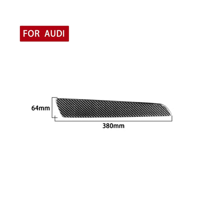 Carbon Fiber Car Co-pilot Trim Decorative Sticker for Audi Q3 2013-2018,Left Drive by buy2fix