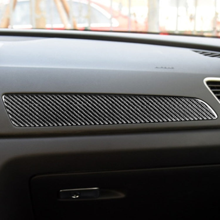 Carbon Fiber Car Co-pilot Trim Decorative Sticker for Audi Q3 2013-2018,Left Drive by buy2fix