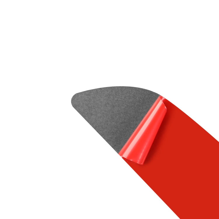 Carbon Fiber Car Co-pilot Trim Red Edge with Hole Decorative Sticker for Audi Q3 2013-2018,Left Drive by buy2fix