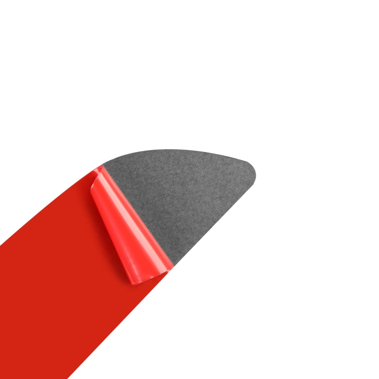 Carbon Fiber Car Co-pilot Trim Red Edge with Hole Decorative Sticker for Audi Q3 2013-2018,Right Drive by buy2fix