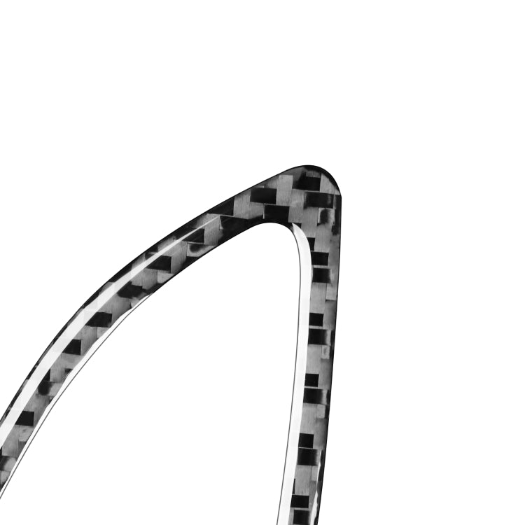 2 PCS / Set Carbon Fiber Car Instrument Air Outlet Decorative Sticker for Audi Q3 2013-2018,Left and Right Drive Universal by buy2fix