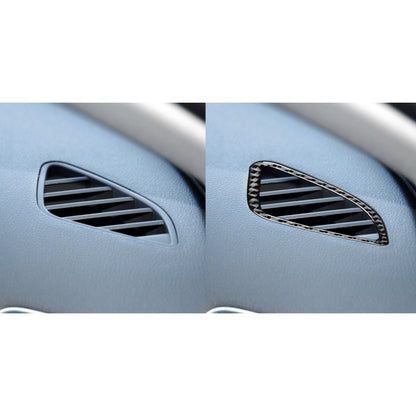 2 PCS / Set Carbon Fiber Car Instrument Air Outlet Decorative Sticker for Audi Q3 2013-2018,Left and Right Drive Universal by buy2fix