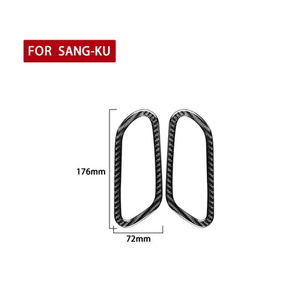 2 PCS / Set Carbon Fiber Car Inner Door Handle Decorative Sticker for Volkswagen Scirocco 2009-2016,Left and Right Drive Universal by buy2fix