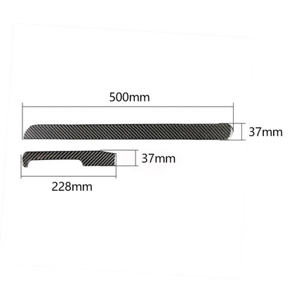 Carbon Fiber Car Central Control Strip Decorative Sticker for Volkswagen Golf 6 2008-2012, Left Driving - Car Interior Mouldings by buy2fix | Online Shopping UK | buy2fix