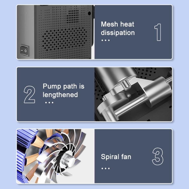 12V Portable Car Tire Air Pump Style:Digital Display Version - Inflatable Pump by buy2fix | Online Shopping UK | buy2fix