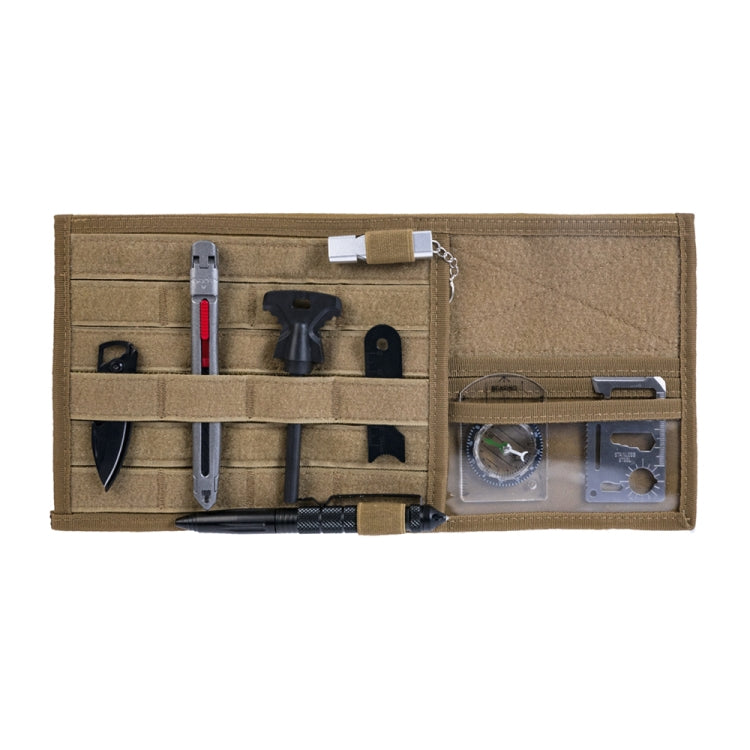 Car Sun Visor Storage Bag Glasses Frame Bill Clip (Khaki) - Stowing Tidying by buy2fix | Online Shopping UK | buy2fix