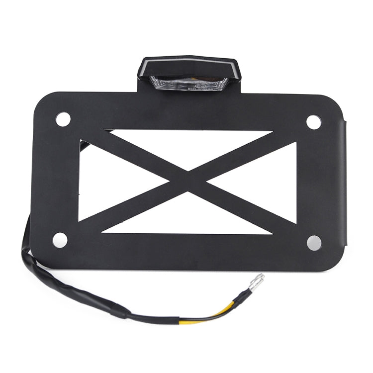 Motorcycle American Cruise Retro License Plate Holder with Light - Holder by buy2fix | Online Shopping UK | buy2fix