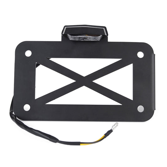 Motorcycle American Cruise Retro License Plate Holder with Light - Holder by buy2fix | Online Shopping UK | buy2fix