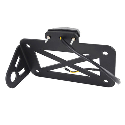 Motorcycle American Cruise Retro License Plate Holder with Light - Holder by buy2fix | Online Shopping UK | buy2fix