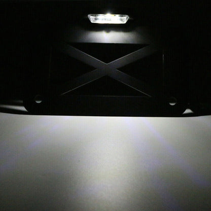 Motorcycle American Cruise Retro License Plate Holder with Light - Holder by buy2fix | Online Shopping UK | buy2fix