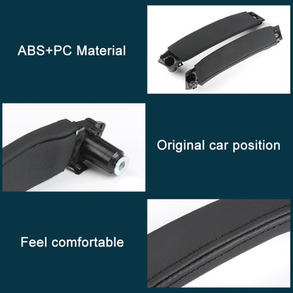 For Land Rover Discovery 2015-2019 Car Leather Texture Inside Door Left Handle LR076163, Left Driving - Door Handles by buy2fix | Online Shopping UK | buy2fix