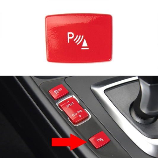 For BMW 3 Series Left Driving Car Central Control Multi-function Radar Button 6131 9252 912(Red) - Car Switches by buy2fix | Online Shopping UK | buy2fix