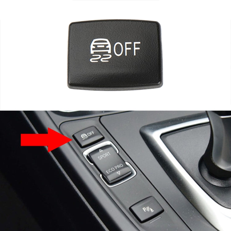 For BMW 3 Series Left Driving Car Central Control Multi-function ESP Button 6131 9252 912(Black) - Car Switches by buy2fix | Online Shopping UK | buy2fix