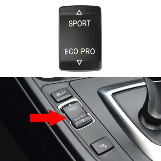 For BMW 3 Series Left Driving Car Central Control Multi-function Sport Button 6131 9252 912(Black) - Car Switches by buy2fix | Online Shopping UK | buy2fix
