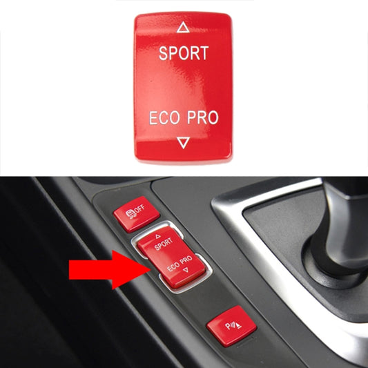 For BMW 3 Series Left Driving Car Central Control Multi-function Sport Button 6131 9252 912(Red) - Car Switches by buy2fix | Online Shopping UK | buy2fix