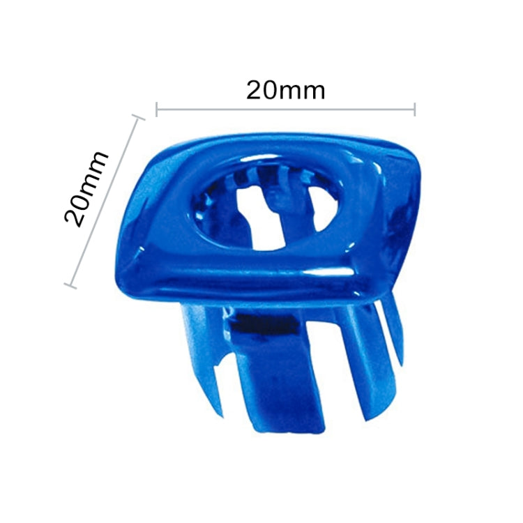 For BMW 5 Series 2011-2017 4 in 1 Car Interior Door Window Trim Panel Locking Knob Button Cover 5142 9171 769 (Blue) - Booster Cable & Clip by buy2fix | Online Shopping UK | buy2fix