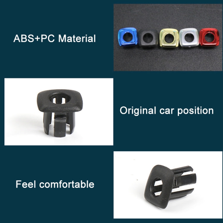 For BMW 5 Series 2011-2017 Car Interior Door Window Trim Panel Locking Knob Button Cover 5142 9171 769 - Booster Cable & Clip by buy2fix | Online Shopping UK | buy2fix