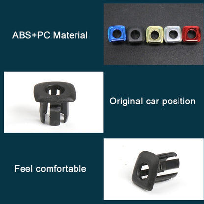 For BMW 5 Series 2011-2017 Car Interior Door Window Trim Panel Locking Knob Button Cover 5142 9171 769 - Booster Cable & Clip by buy2fix | Online Shopping UK | buy2fix