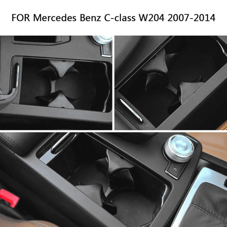 For Mercedes-Benz W204 / W212 2008-2015 Left Driving Car Water Cup Holder 2046802391(Black) - Car Drink Holders by buy2fix | Online Shopping UK | buy2fix