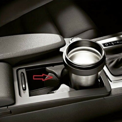 For Mercedes-Benz W204 / W212 2008-2015 Left Driving Car Water Cup Holder 2046802391(Black) - Car Drink Holders by buy2fix | Online Shopping UK | buy2fix