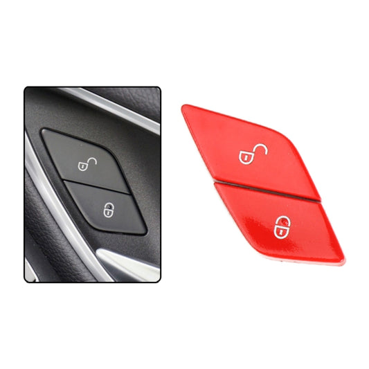 For Mercedes-Benz E-Class 2016-2021 Left Driving Car Right Side Door Lock Switch Buttons 2059055251(Red) - Car Switches by buy2fix | Online Shopping UK | buy2fix