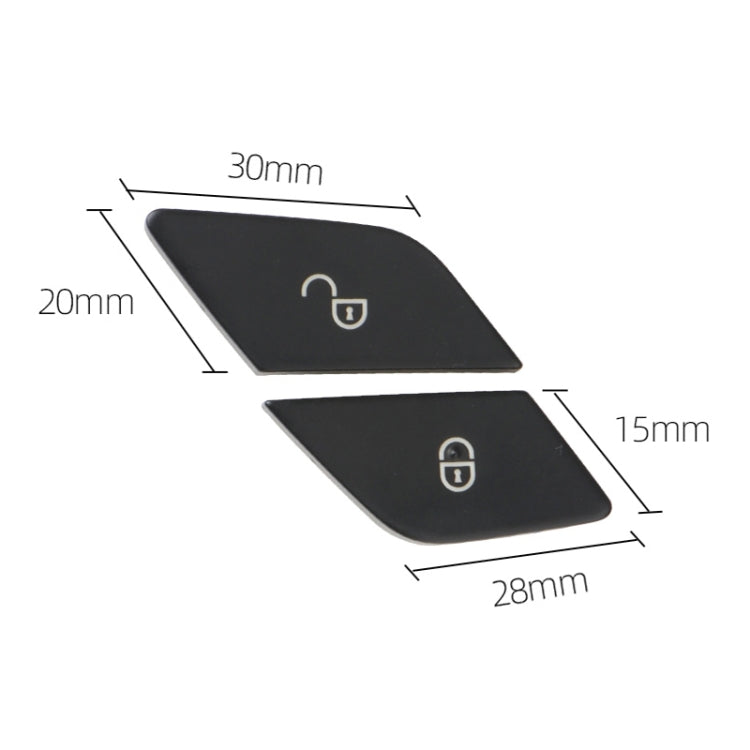 For Mercedes-Benz E-Class 2016-2021 Left Driving Car Right Side Door Lock Switch Buttons 2059055251(Black) - Car Switches by buy2fix | Online Shopping UK | buy2fix