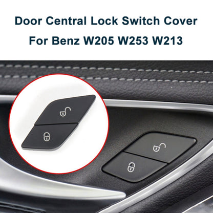 For Mercedes-Benz E-Class 2016-2021 Left Driving Car Left Side Door Lock Switch Buttons 2059055251 (Red) - Car Switches by buy2fix | Online Shopping UK | buy2fix