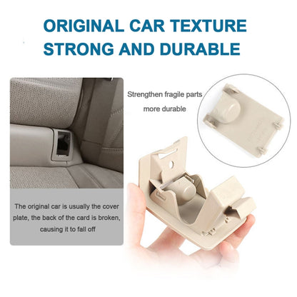 For Toyota Camry 2017- Car Rear Child ISOFIX Switch Seat Safety Cover Assembly 2059200513 (Beige) - Seat Belts & Padding by buy2fix | Online Shopping UK | buy2fix