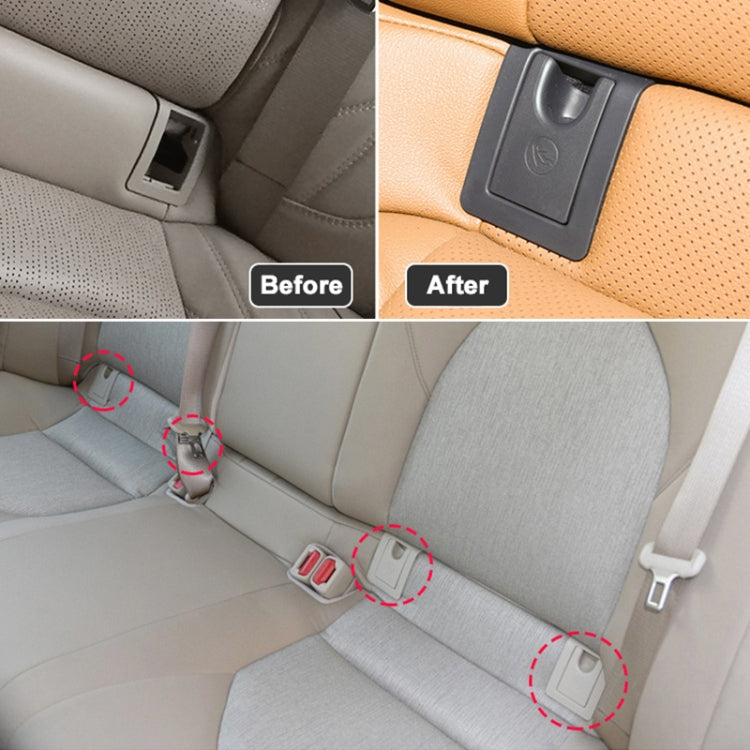 For Toyota Camry 2017- Car Rear Child ISOFIX Switch Seat Safety Cover Assembly 2059200513 (Beige) - Seat Belts & Padding by buy2fix | Online Shopping UK | buy2fix